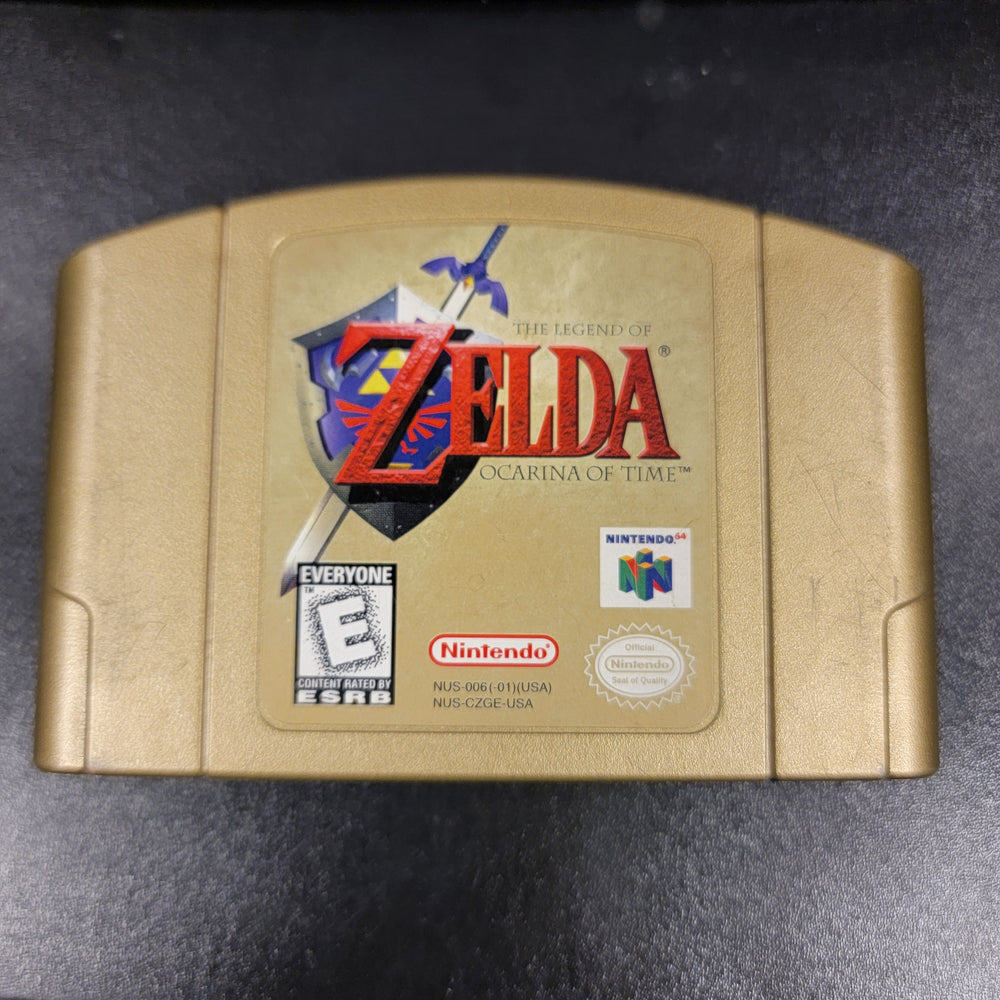 N64 - The Legend of Zelda Ocarina of Time {COLLECTOR'S EDITION/GOLD CART}