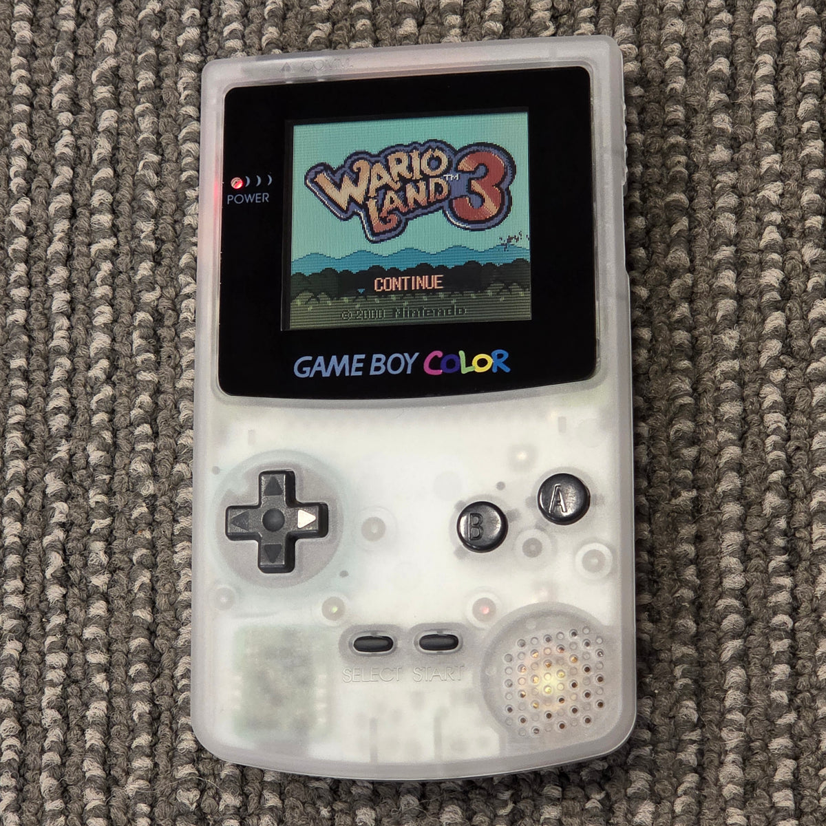 GAMEBOY COLOR CONSOLE - TRANSLUCENT *GLOW IN THE DARK* (AMAZING CONDIT ...