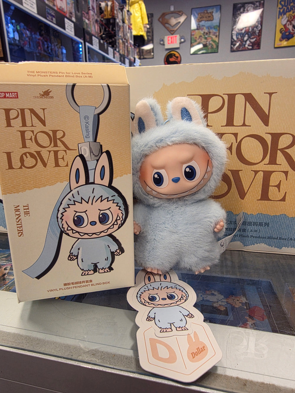 OFFICIAL/AUTHENTIC LABUBU BY POPMART PIN FOR LOVE - LETTER 
