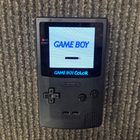 NINTENDO GAMEBOY COLOR CONSOLE - BLACK (IPS BACKLIT TOUCH SCREEN)
