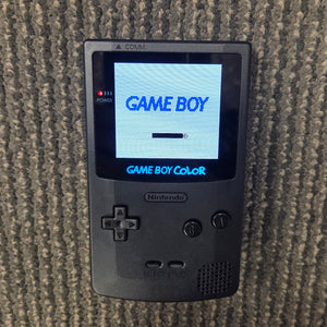 NINTENDO GAMEBOY COLOR CONSOLE - BLACK (IPS BACKLIT TOUCH SCREEN)