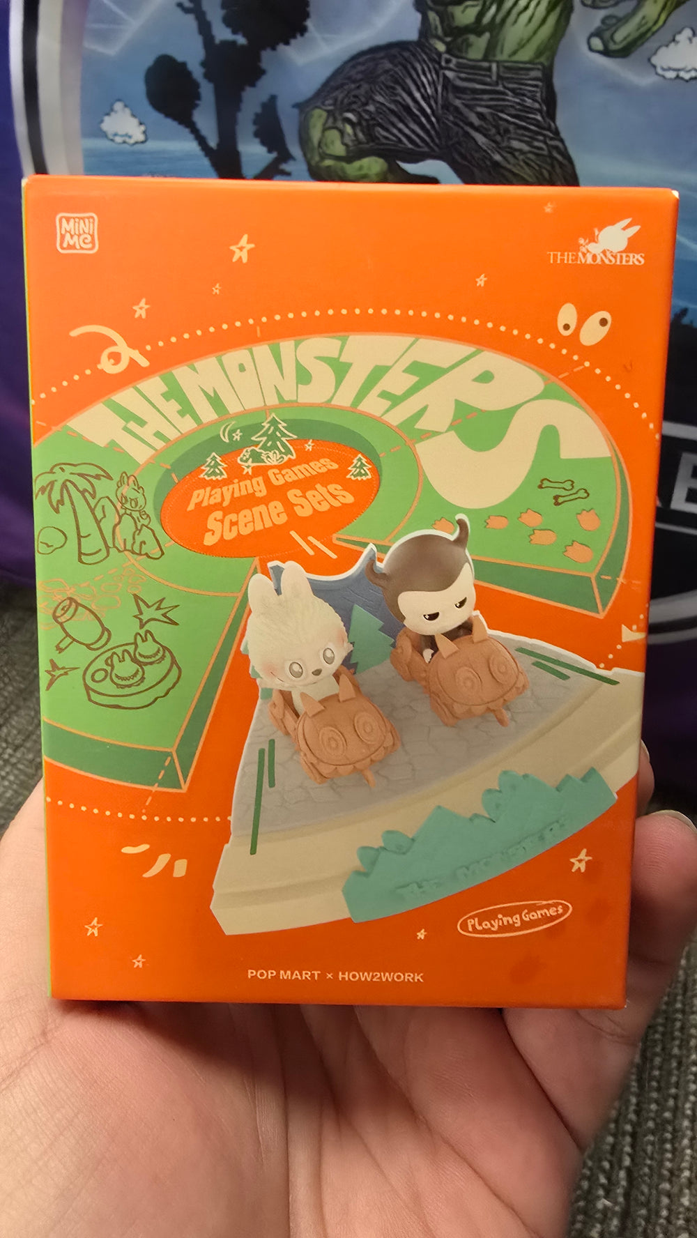 OFFICIAL/AUTHENTIC THE MONSTERS PLAYING GAMES SCENE SETS BLIND BOX BY POPMART (LABUBU) - 1 SEALED MYSTERY BOX