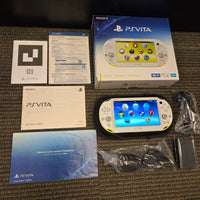 SONY PS VITA CONSOLE (PCH-2000) LIME GREEN / WHITE {CIB}