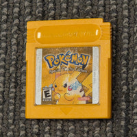 GB/GBC/GBA - POKEMON YELLOW [AUTHENTIC, NEW SAVED BATTERY!] [AS PICTURED]
