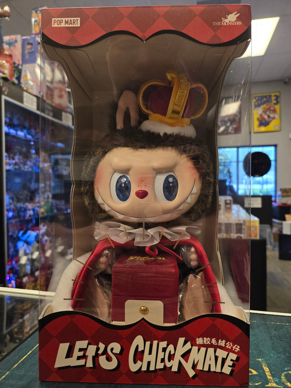 OFFICIAL POP MART LET'S CHECKMATE KING LABUBU (NEW/SEALED)