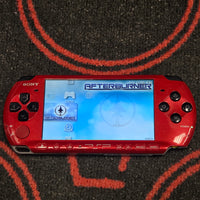 SONY PSP (RED & BLACK) CONSOLE {MODEL-3000} INCLUDES MICRO SD ADAPTER MEMORY STICK PRO DUO
