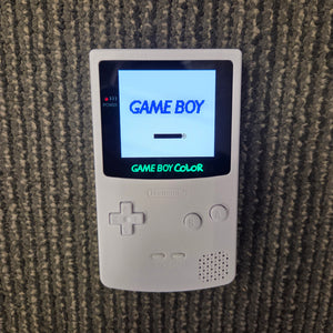 NINTENDO GAMEBOY COLOR CONSOLE - WHITE (IPS BACKLIT TOUCH SCREEN)