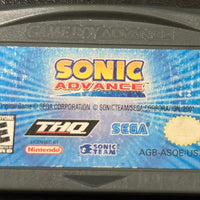 GBA - Sonic Advance [FADED LABEL] {CART ONLY}