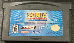 GBA - Sonic Advance [FADED LABEL] {CART ONLY}