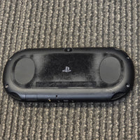 PS VITA PCH 2000 CONSOLE - BLACK (HEAVY WEAR ON BACK, SEE PICTURES)

