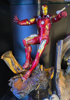 MAQUETTE BY SIDESHOW IRON MAN MARK VII LIGHT UP STATUE
