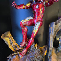 MAQUETTE BY SIDESHOW IRON MAN MARK VII LIGHT UP STATUE