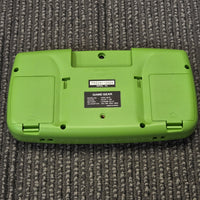 Sega Game Gear Console [Larger IPS Screen, Green Shell, USB-C Charging, Light Up Buttons, New Caps, Tempered Glass Screen] - The Ultimate Game Gear
