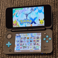 NINTENDO NEW 2DS XL CONSOLE - BLACK & TURQUOISE (SEE PICTURES FOR CONDITION)
