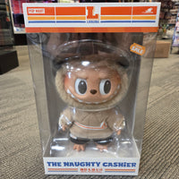 100% AUTHENTIC POP MART “THE NAUGHTY CASHIER” LABUBU (WACKY MART) *HUGE LABUBU* PLUSH DOLL TOY [NEW/SEALED]
