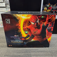 Friendly Neighborhood Spider-Man Deluxe Edition Sideshow Exclusive Hot Toys (MMS662) {Tobey Maguire} - No Way Home
