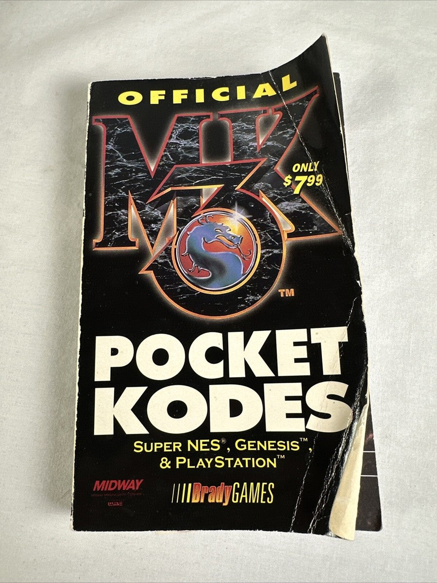 GAME GUIDES - MORAL KOMBAT 3 POCKET KODES [BRADY]