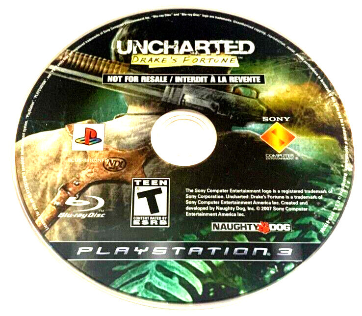 PS3 - UNCHARTED: DRAKE'S FORTUNE {LOOSE}