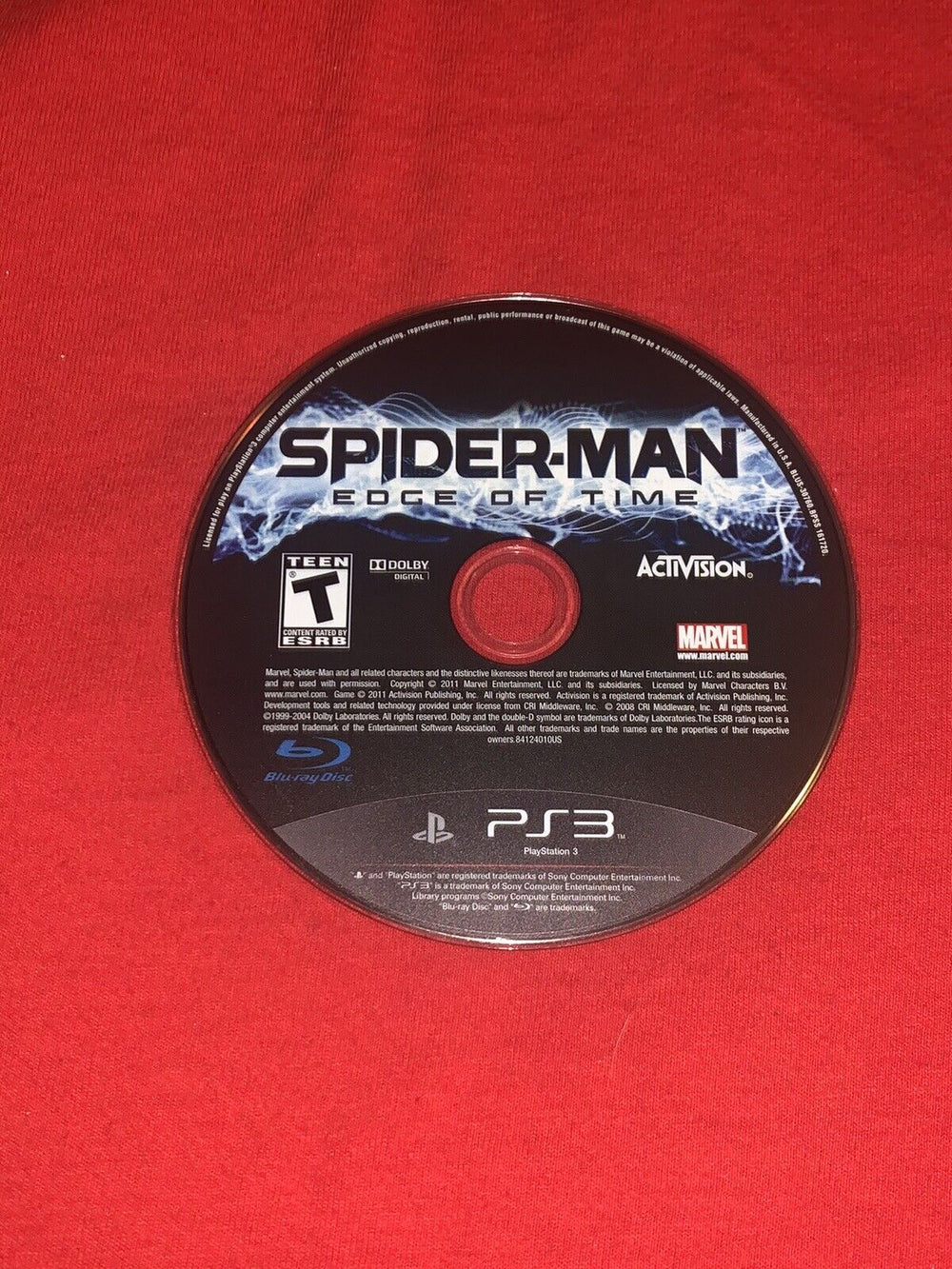 PS3 - SPIDER-MAN: EDGE OF TIME [DISC ONLY!]