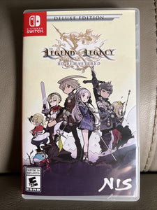 SWITCH - LEGEND OF LEGACY HD REMASTERED [DELUXE EDITION]