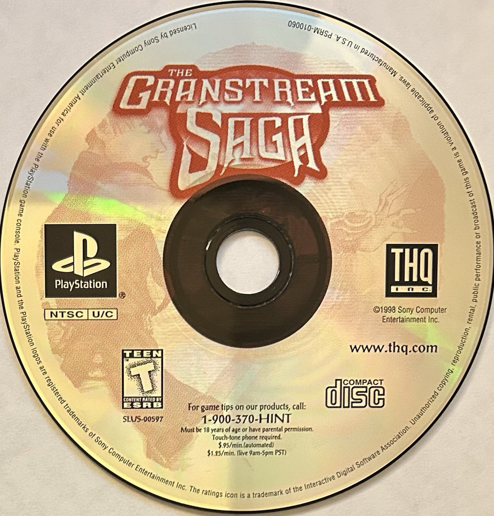 PLAYSTATION - THE GRANSTREAM SAGA [LOOSE DISC]