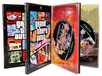 XBOX - GRAND THEFT AUTO TRILOGY [NO OUTER SLIPCOVER, CIB W/ MANUALS & MAPS]
