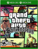 XBOX 360/XB1 - GRAND THEFT AUTO SAN ANDREAS {WITH MAP!}
