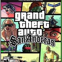 XBOX 360/XB1 - GRAND THEFT AUTO SAN ANDREAS {WITH MAP!}