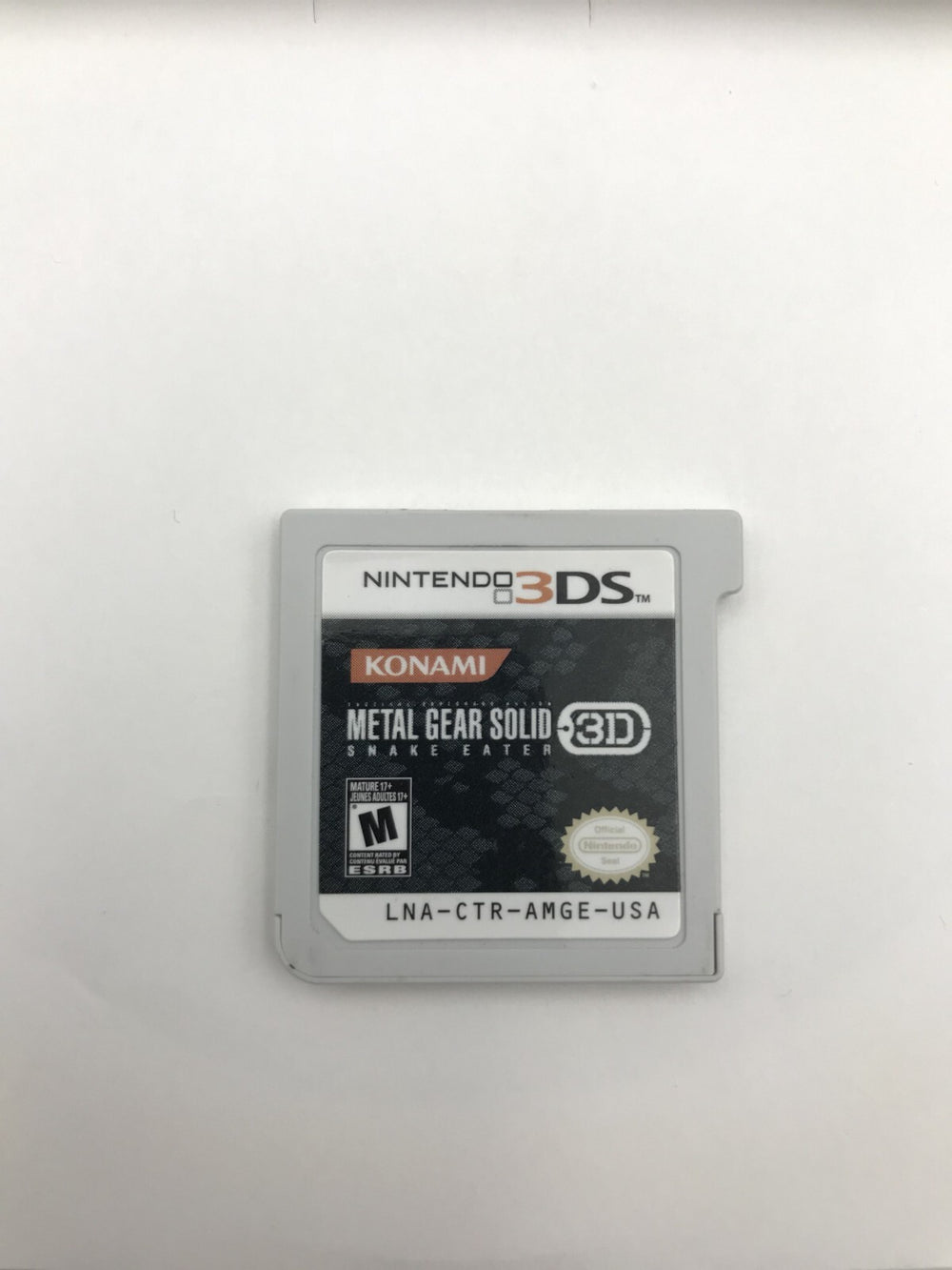 3DS - METAL GEAR SOLID 3D: SNAKE EATER [LOOSE]