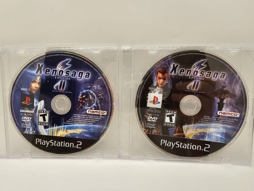 PLAYSTATION 2 - XENOSAGA EPISODE II: JENSEITS VON GUT UND BOSE [LOOSE DISCS]
