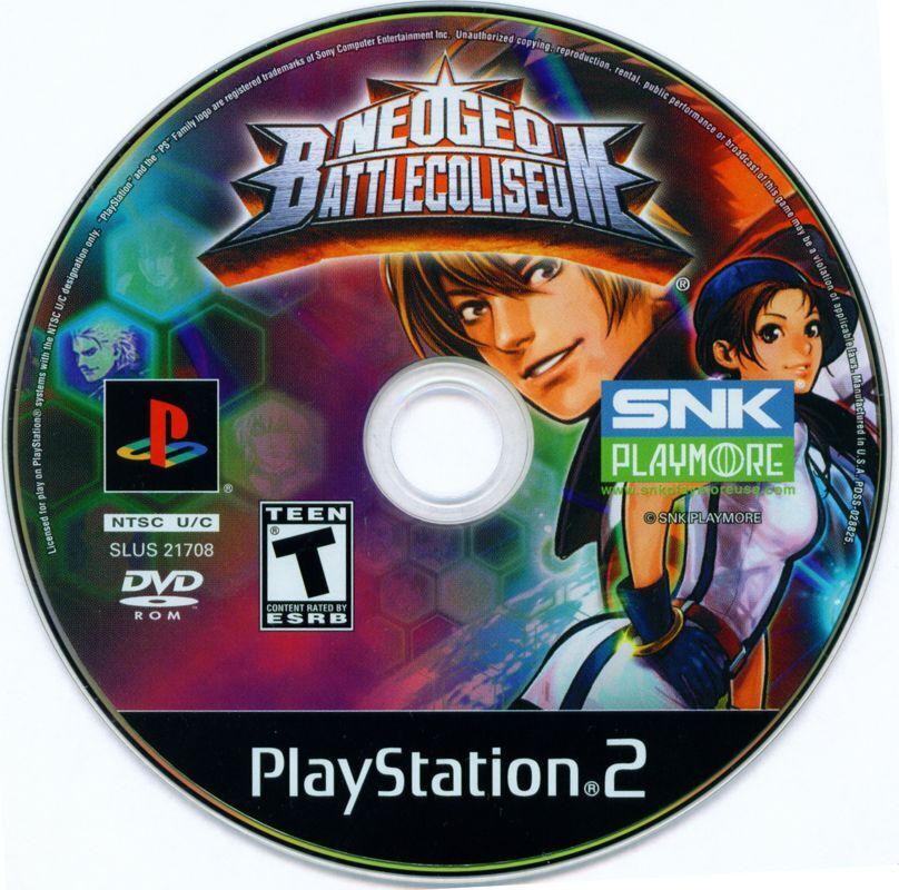 PLAYSTATION 2 - NEOGEO BATTLE COLISEUM {LOOSE}