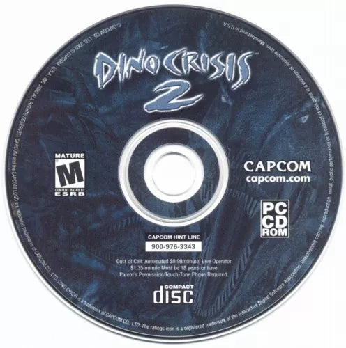 PC - DINO CRISIS 2 [NO MANUAL]
