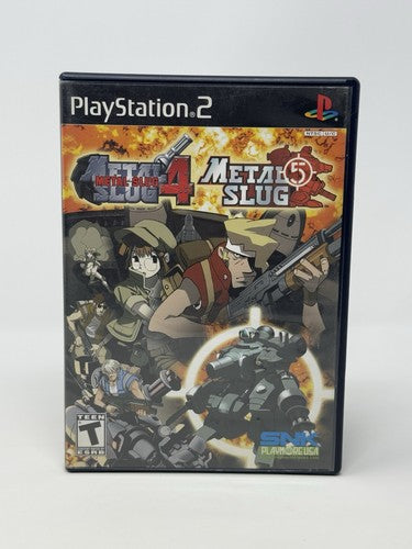 Playstation 2 - Metal Slug 4 & Metal Slug 5 {CIB}