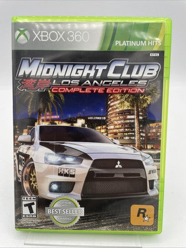 Xbox 360 - Midnight Club Los Angeles: Complete Edition [PLATINUM HITS, CIB]
