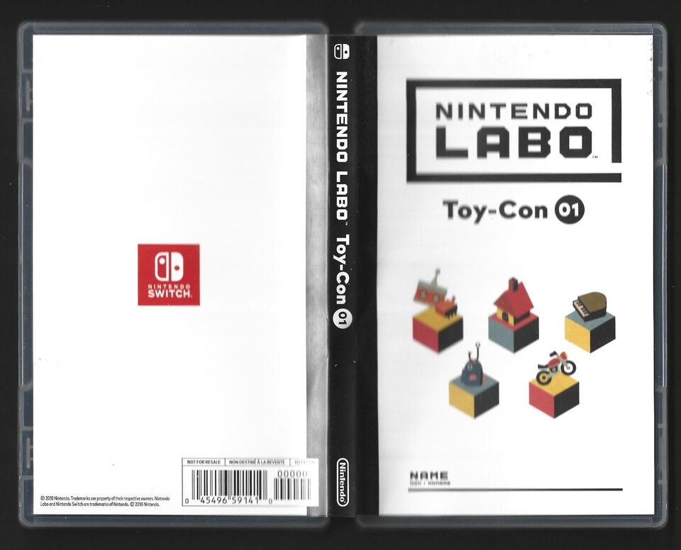 SWITCH - NINTENDO LABO TOY-CON 01 (VARIETY KIT) {GAME ONLY