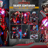 Sideshow Hot Toys Iron Man 3 Silver Centurian (Armor Suit Up Version)