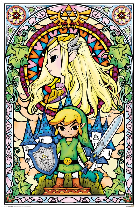 The Legend of Zelda Wind Waker Switch GameCube Wii U POSTER MADE IN USA-  ZELW06