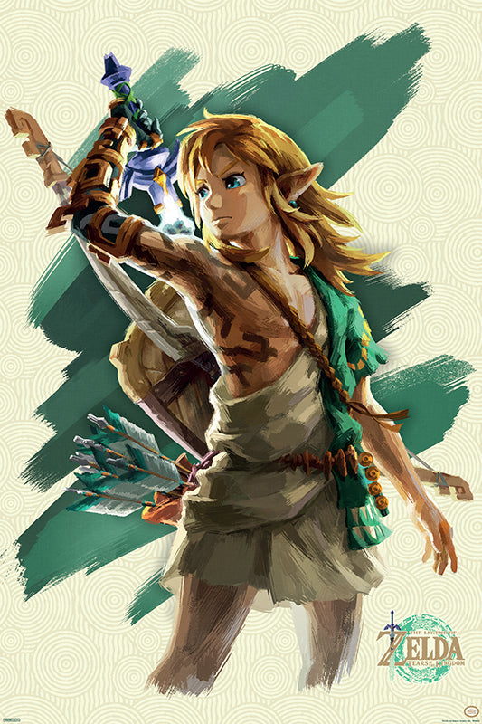 Poster - Zelda: Tears of the Kingdom (Link Unleashed)