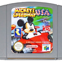 N64 - Mickey's Speedway USA [CART ONLY] [DAMAGED LABELS]