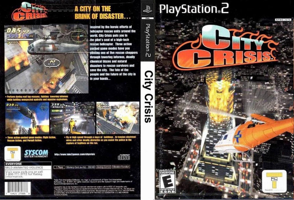 Playstation 2 - City Crisis