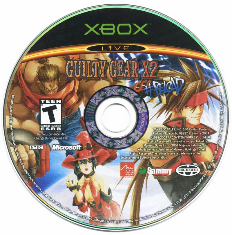 XBOX - Guilty Gear X2 Reload {DISC ONLY}