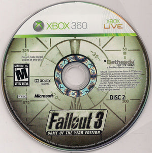 Xbox 360 - Fallout 3 {DISC ONLY}