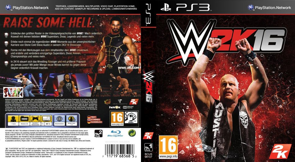 Playstation 3 - WWE 2k16