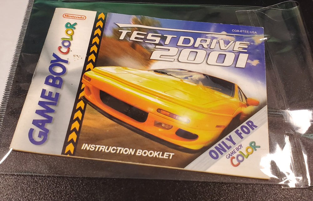 GBC Manuals - Test Drive 2001