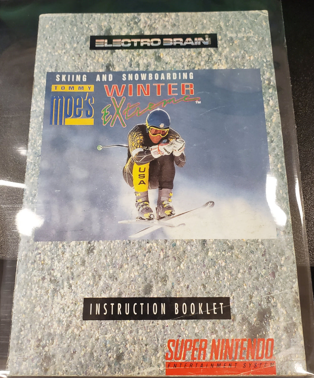 SNES Manuals - Tommy Moe's Winter Extreme