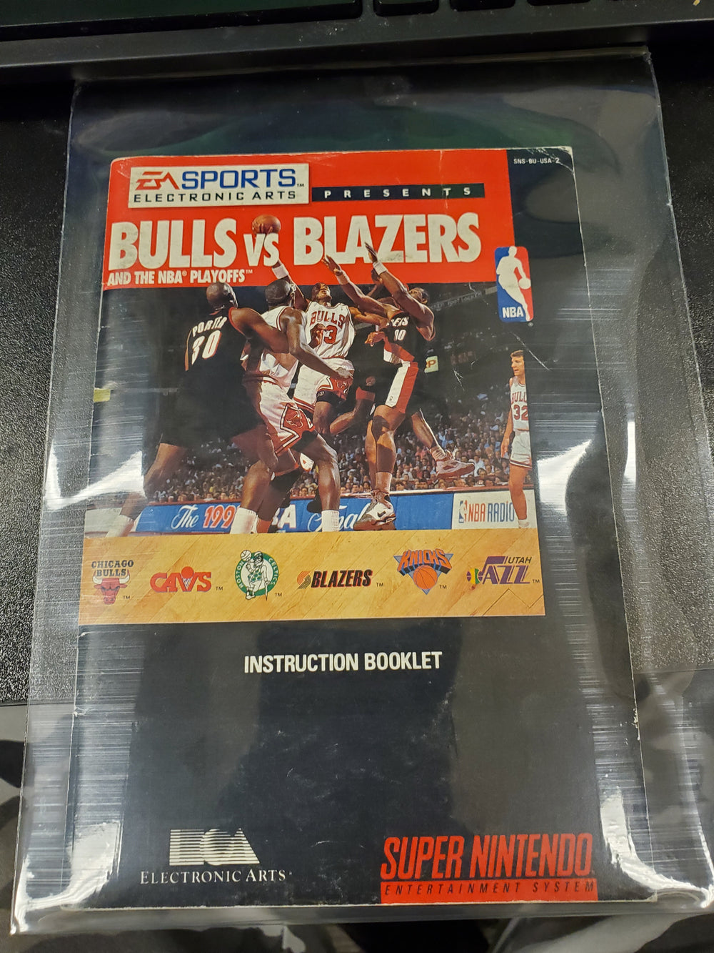 SNES Manuals - Bulls Vs. Blazers and the NBA Playoffs