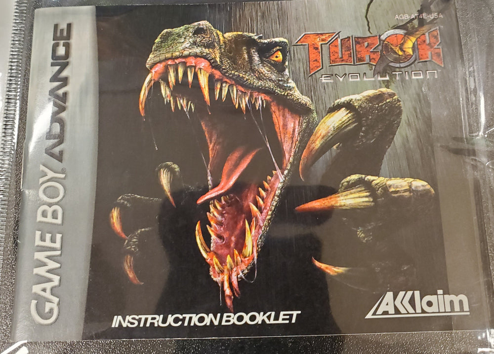 GameBoy Advance Manuals - Turok Evolution