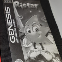 GENESIS - Ristar {AS PICTURED W/MANUAL}