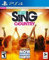 PS4 - Let's Sing Country {NEW/SEALED}