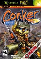 XBOX - Conker Live & Reloaded [CIB, BLOCKBUSTER STICKER ON DISC, WEAR ON MANUAL]
